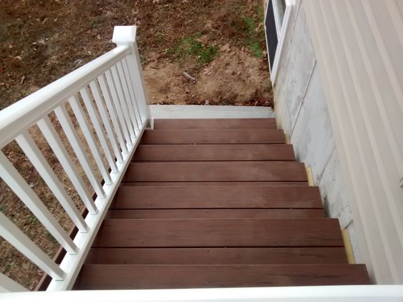 Wood Stairs in a Residential Setting