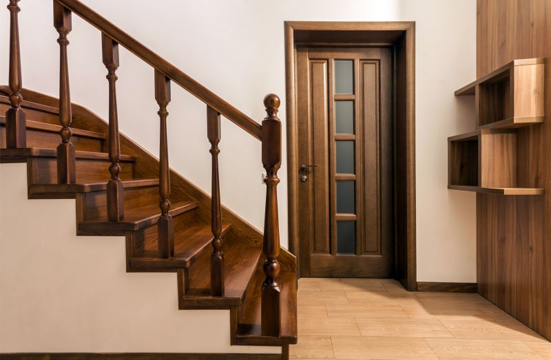 Elegant Wood Railing Design