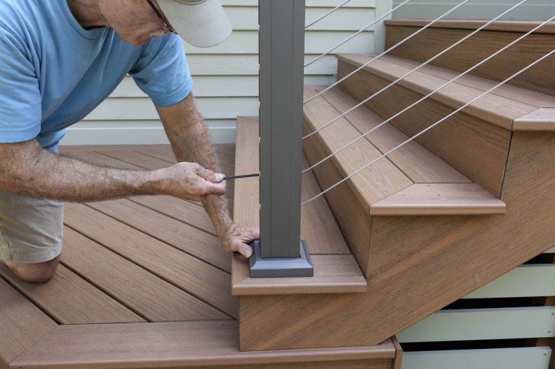 Wood Stairs Repair in Conroe, TX